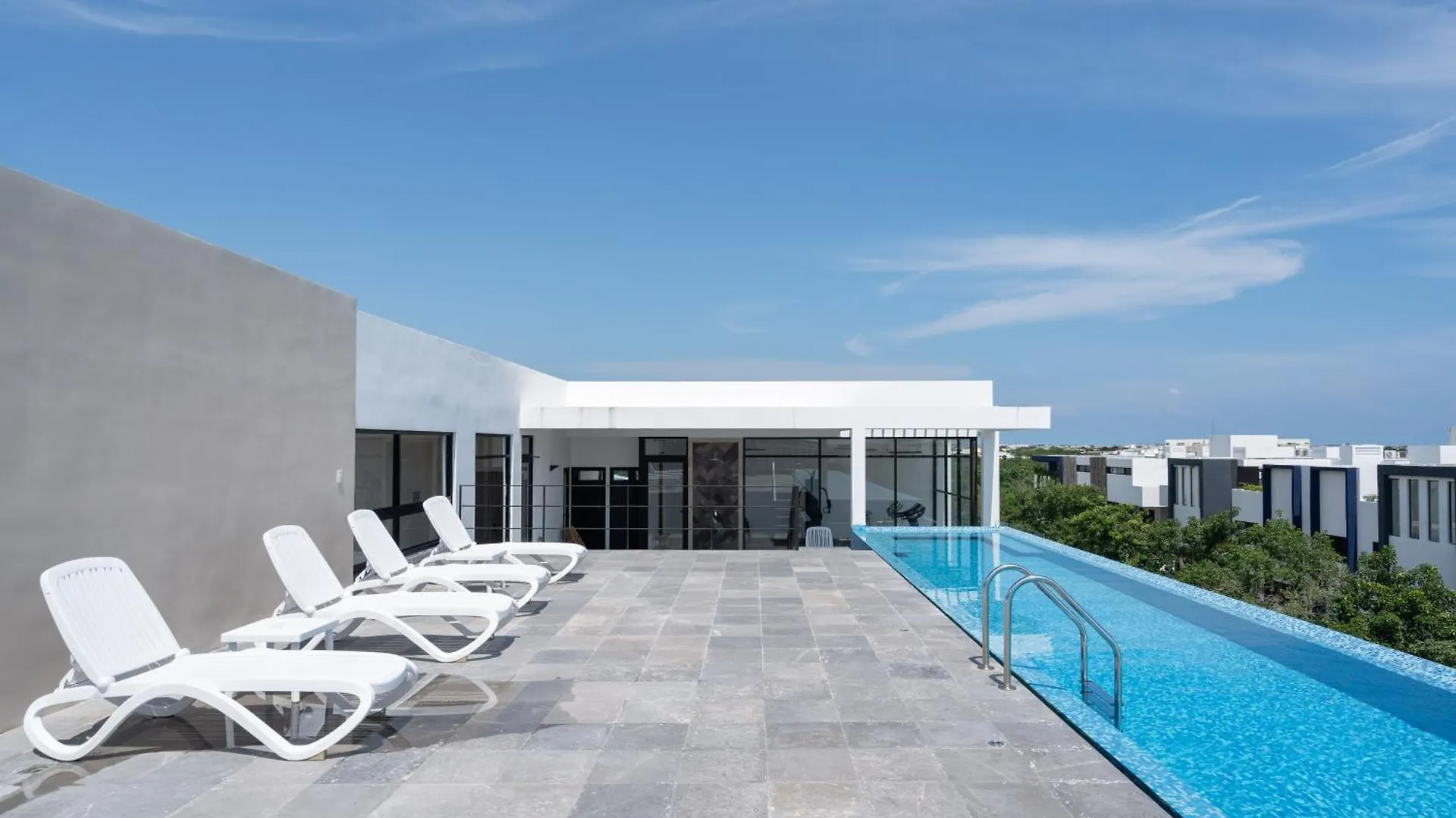 Apartmán Private Pool Retreat Roof Terrace Gym Access Tulum